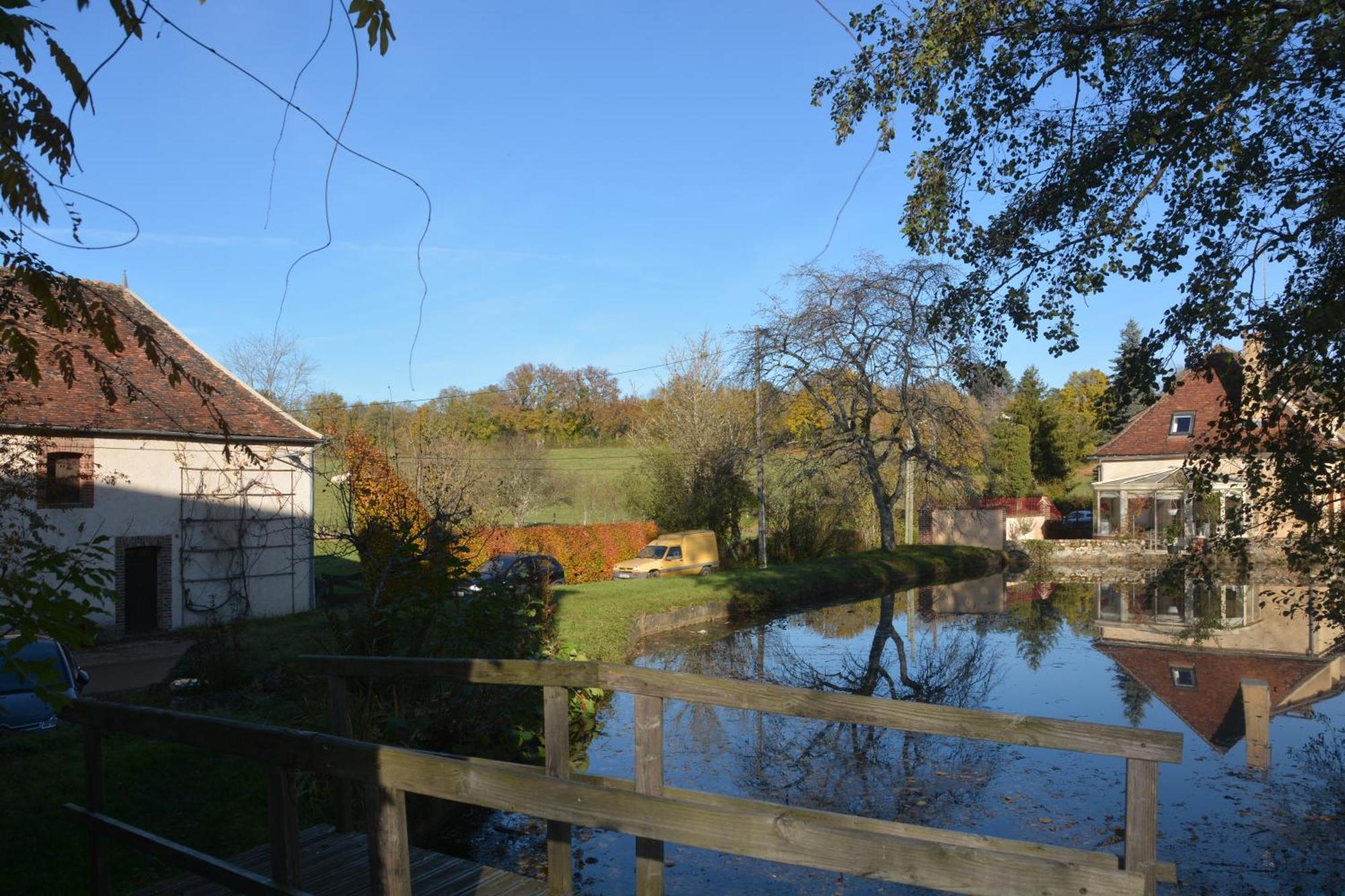 Le Moulin Grenon Panzió Mézilles Kültér fotó